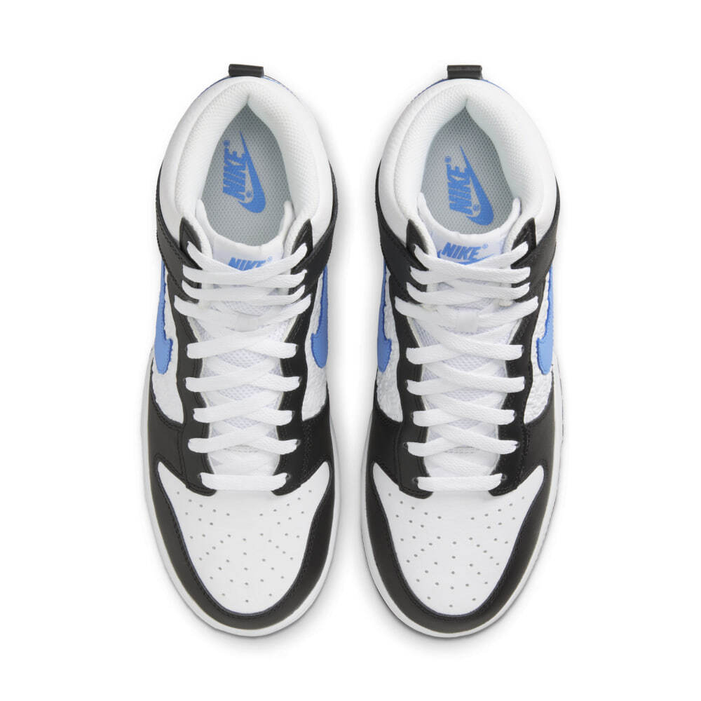 Кроссовки Nike Dunk High Retro Black/White/Blue