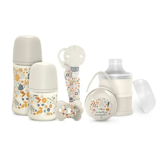 Подарочный набор Suavinex Welcom Baby Set Wonderland Бежевый