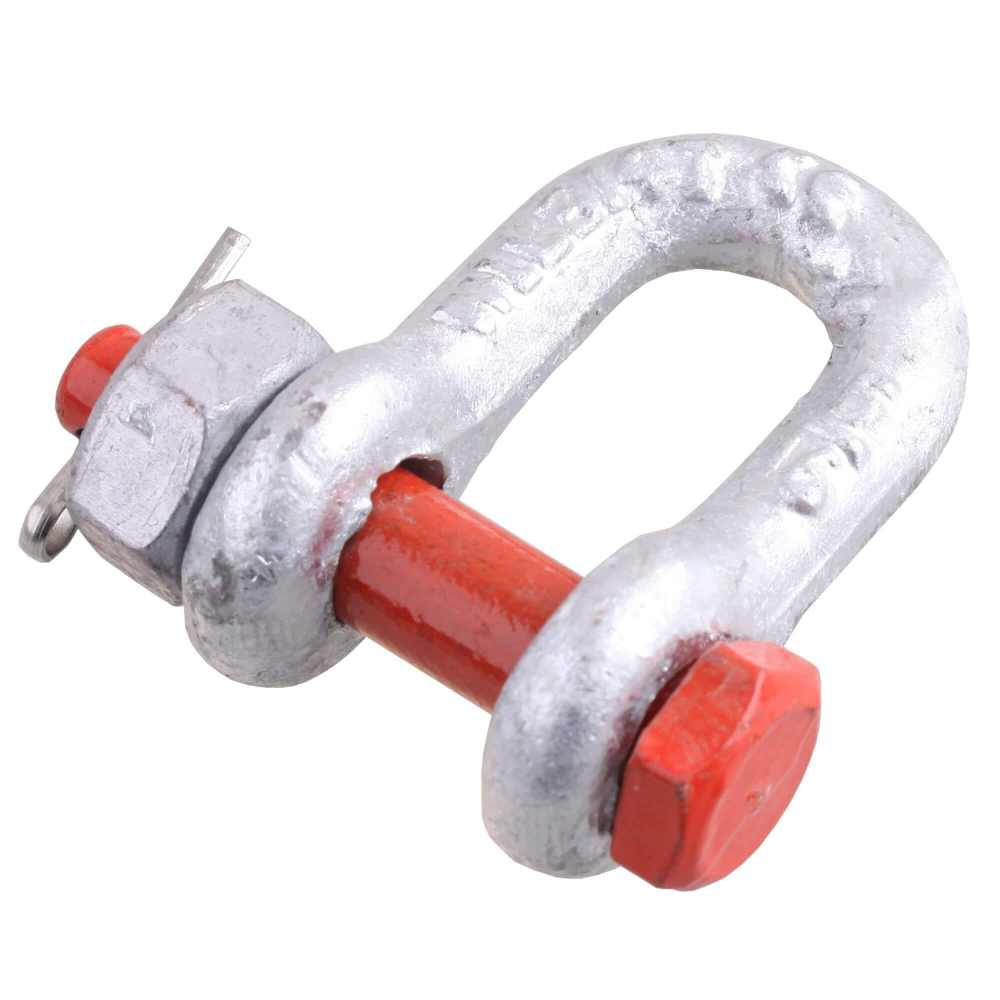 Скоба такелажная D с болтом и контргайкой М 8 (1 шт) 577190