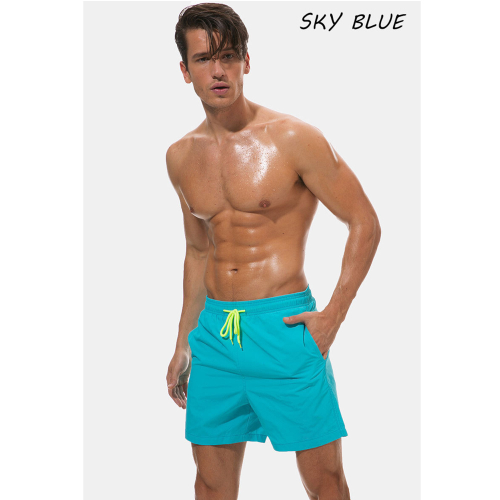 Мужские шорты бирюзовый Romeo Rossi RR9505-4