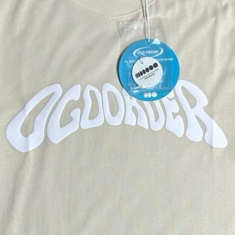 Футболка Old Order “Cream White Logo”