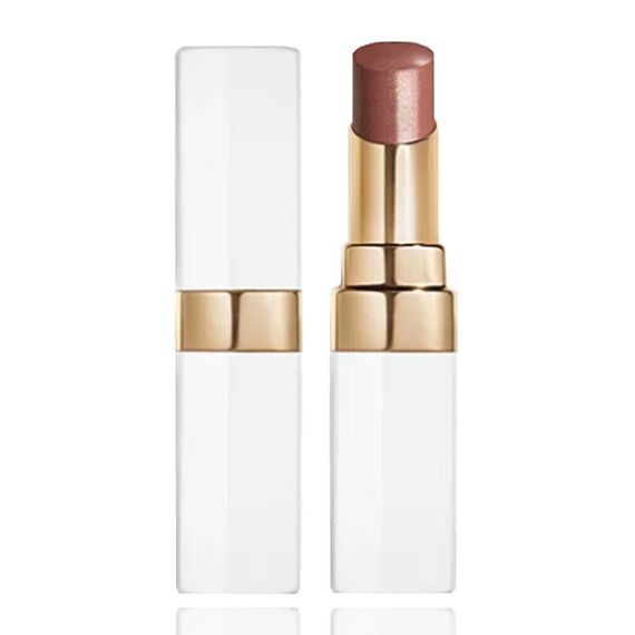 CHANEL Cocoa Lady White Tube Lip Balms Cream Moisturizes Easy To Color 3g