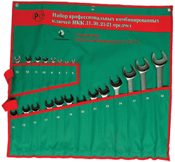 Набор комбинированных гаечных ключей СТАНКОИМПОРТ, НКК.11.30.21