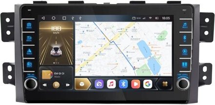 Магнитола для KIA Mohave 2008-2017 - Carmedia OL-9738 (крутилки) QLed, Android 10, ТОП процессор, CarPlay, SIM-слот