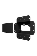 Решетка вентиляционная SGR 200х100 окраш.сталь Matt black ERA