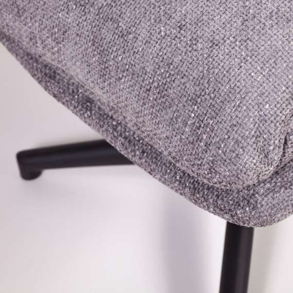 Кресло-качалка с оттоманкой Magnus, серое