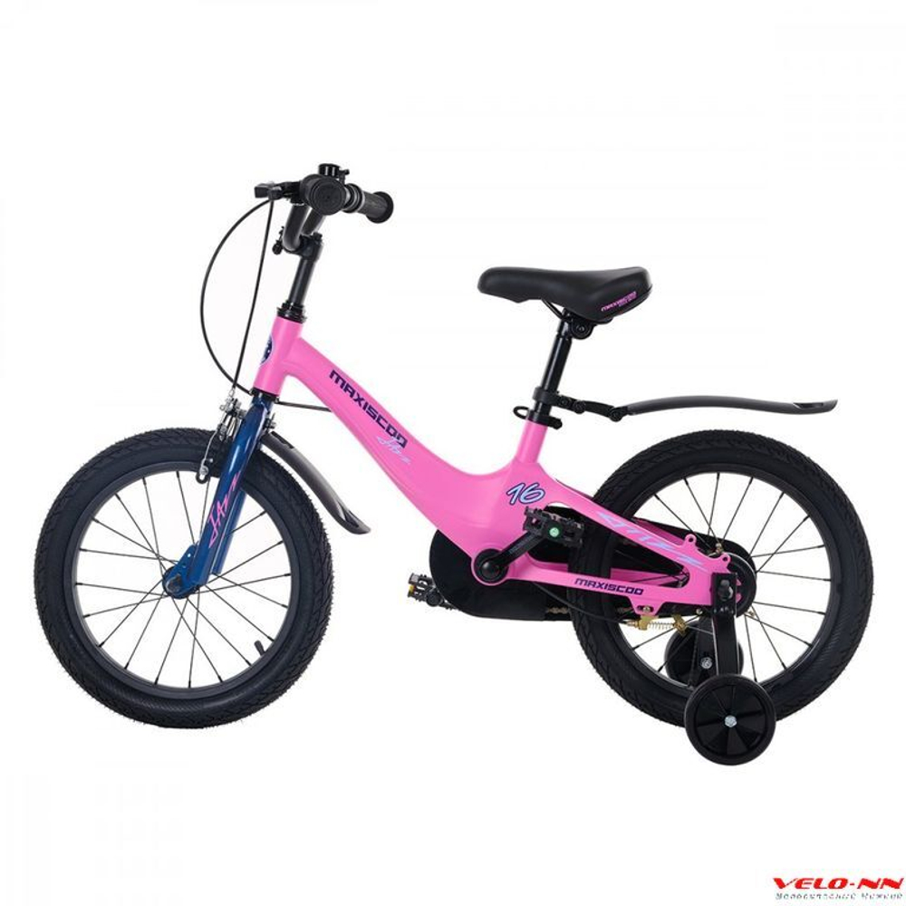 Велосипед 16" MAXISCOO JAZZ Стандарт Плюс Розовый матовый (2024)
