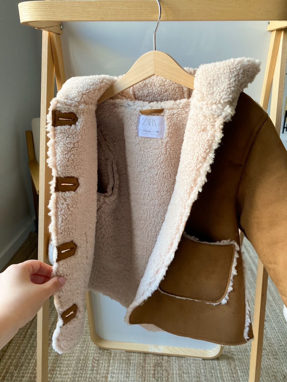 Дубленка Zara, 104