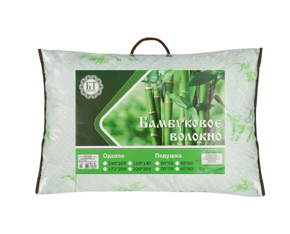 Подушка "Бамбук" 50х70, глосс сатин