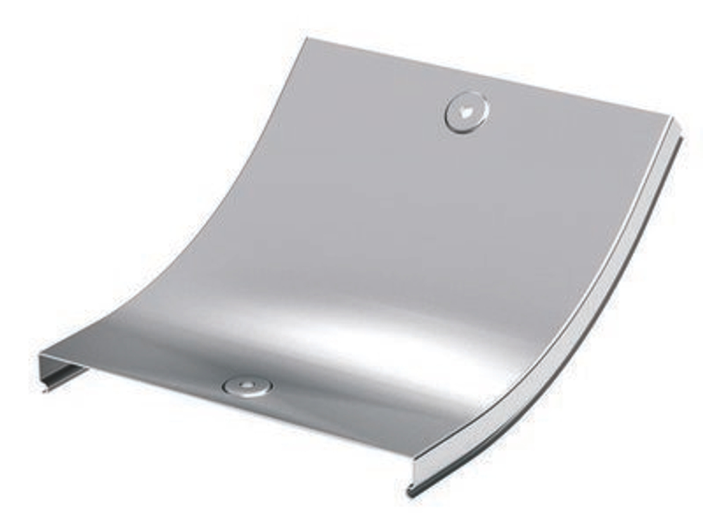 Крышка CS 45 на угол вертикальный внутр. 45° осн.400, цинк-ламельная