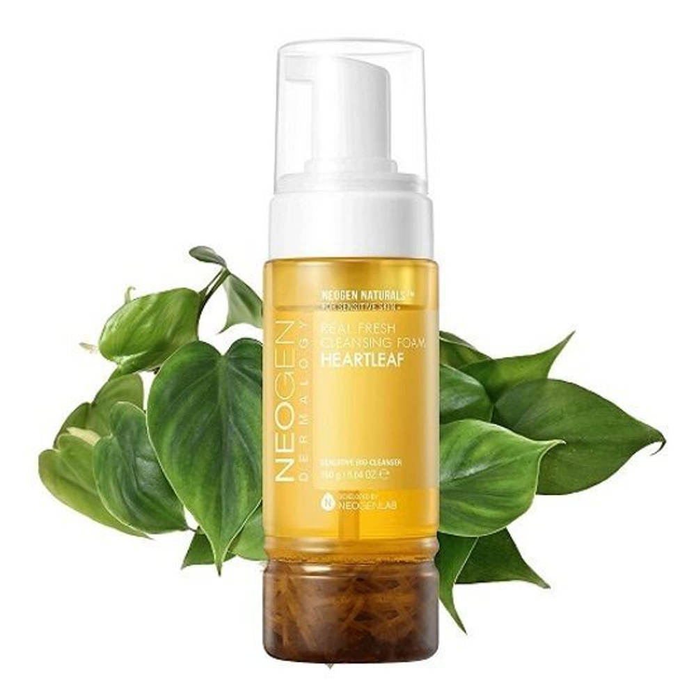 Neogen Dermalogy Пенка успокаивающая с экстрактом хауттюйнии - Real Fresh Foam Cleanser 160гр
