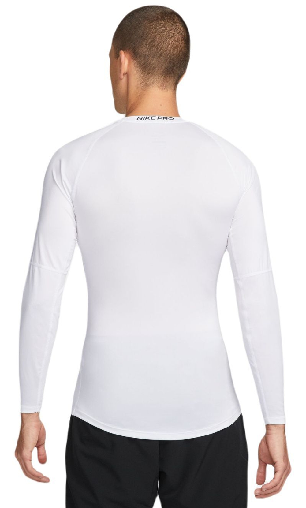 Компрессионка  Nike Pro Dri-FIT Tight Long-Sleeve фитнес Top - белый