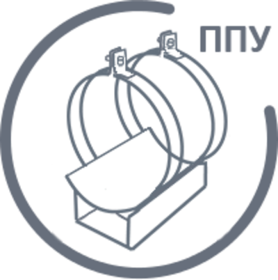 Скользящая подкладная опора в футляре ФСО1 для труб в ППУ Ду 50-1000 серии 1-487-1997.01.000 530/710/920 465024