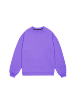 Свитшот оверсайз, без начеса (фиолетовый)