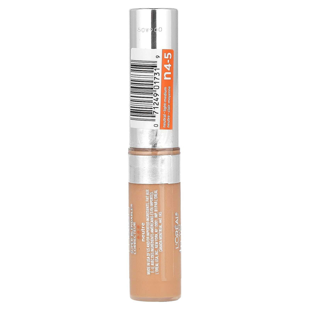 L'Oréal, True Match, супер-смешиваемый консилер, N4–5 нейтральный, светлый/средний, 5,2 мл (0,17 жидк. унции)