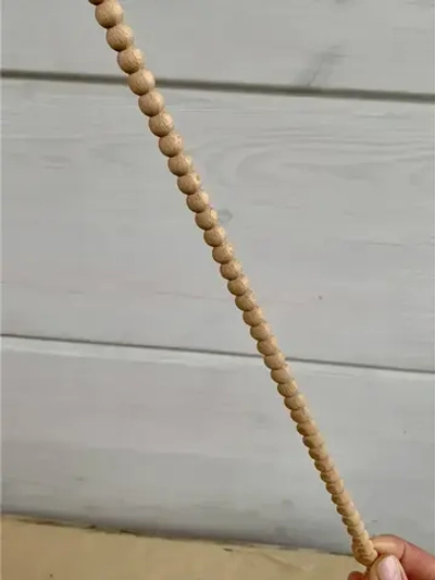 Молдинг декоративный для стен N142. Деревянные заготовки для творчества, бук, 10 шт. по 1200 мм.