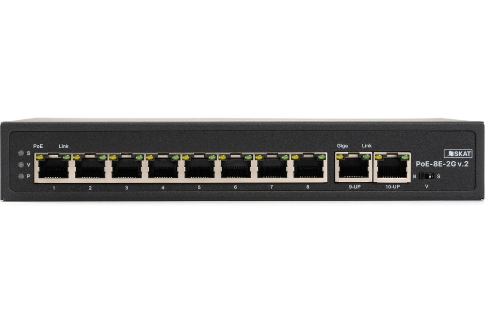 Коммутатор SKAT PoE-8E-2G v.2