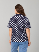 Футболка Фк-193/тсиний-горохпарижанка-п