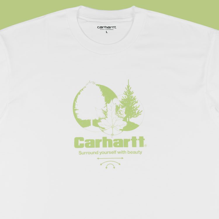 Футболка мужская Carhartt WIP Surround артикул:I033183_white - купить в магазине Дайс