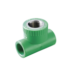 Тройник с внутренней резьбой RIIFO Alba PP-R/латунь 25-1"ВР-25 зеленый, уп 3 шт