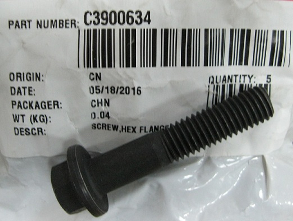 Болт M10 X1.50 X40 опоры вентилятора Cummins ISF2,8 (3286392/3903464)