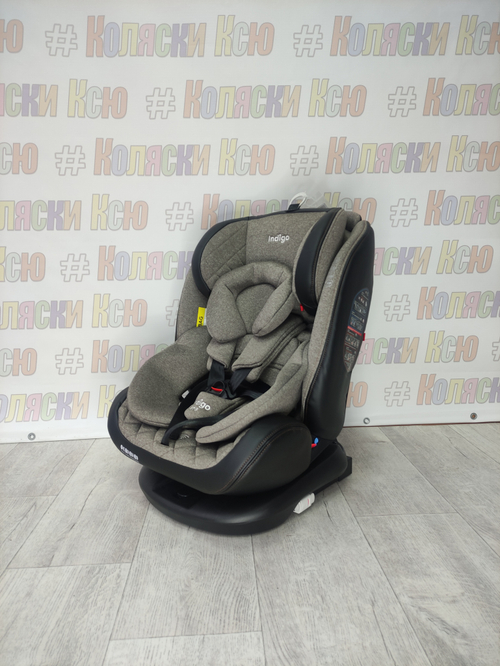 Автокресло детское Indigo Aero ST-3 Isofix группа 0/1/2/3 (0-36) бежевый