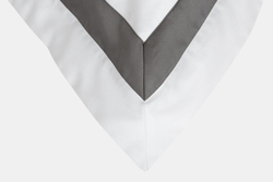 Наволочки 2шт 50х70 German Grass Alpine Graphite Allure с широким кантом