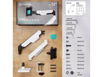 Настольный кронштейн Onkron G50 черно-белый
