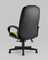 TopChairs ST-CYBER 9 GREEN ткань/экокожа черный/зеленый