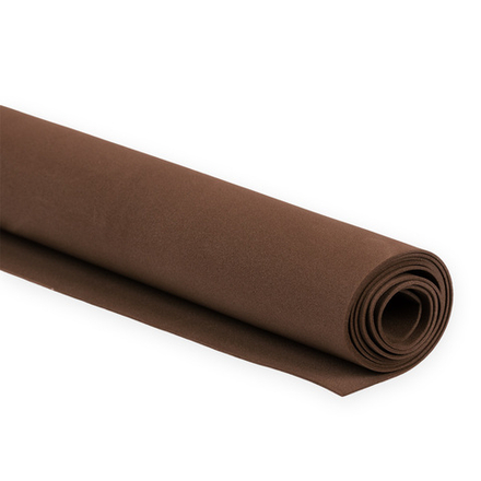 "Blumentag" EVA Пластичная замша, цв.т.коричневый, 1 мм, 60 x 70 см, №191