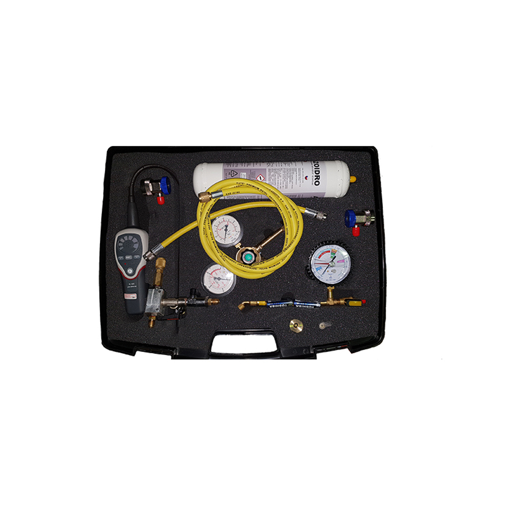 Комплект для поиска утечек с помощью смеси N2-H2 для установки по заправке кондиционеров Spin