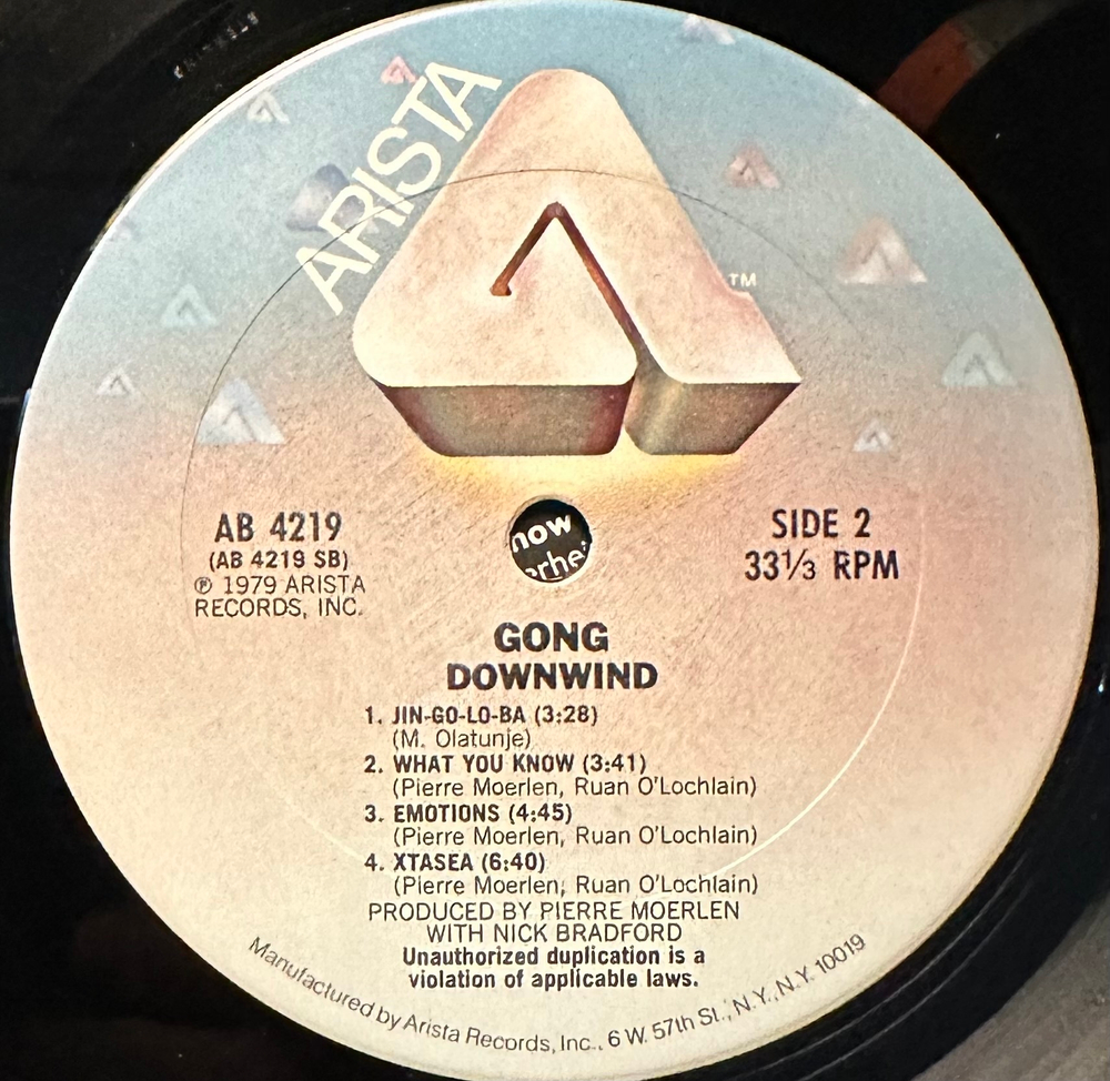 Pierre Moerlen's Gong - Downwind (США 1979г.)