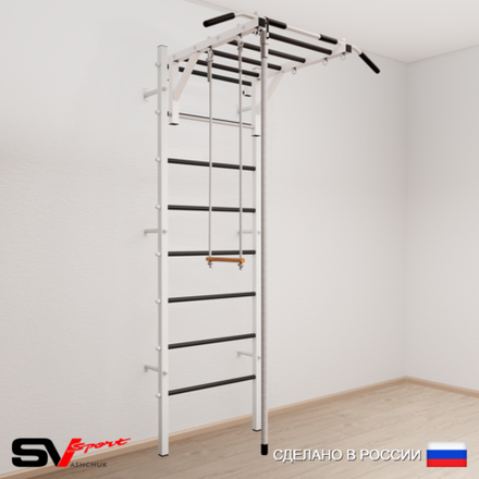 Шведская стенка Sv Sport 535 (Турник рукоход/Канат/Трапеция)