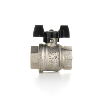 Полнопроходной шаровой кран STRONG, 3/4" ВВ, ручка бабочка