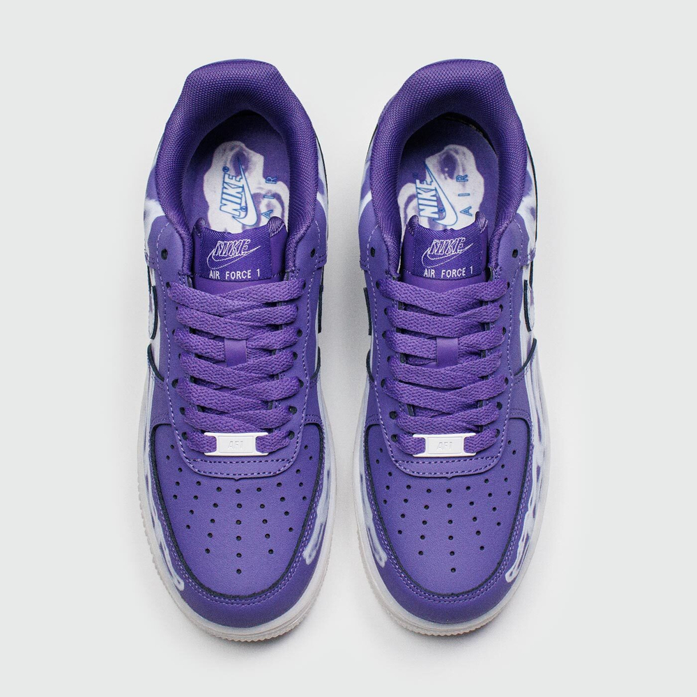 Кроссовки Nike Air Force 1 Low Skeleton Violet Wmns