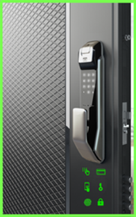 Двери с электронным замком