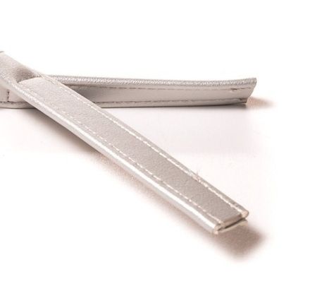 Ручки сумочные круглые узкие 53см, серебро [1039]