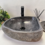 Раковина из речного камня RS-63485 (44*36*16) 0122