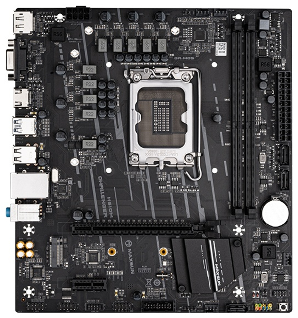 Материнская плата MAXSUN CHALLENGER H610M