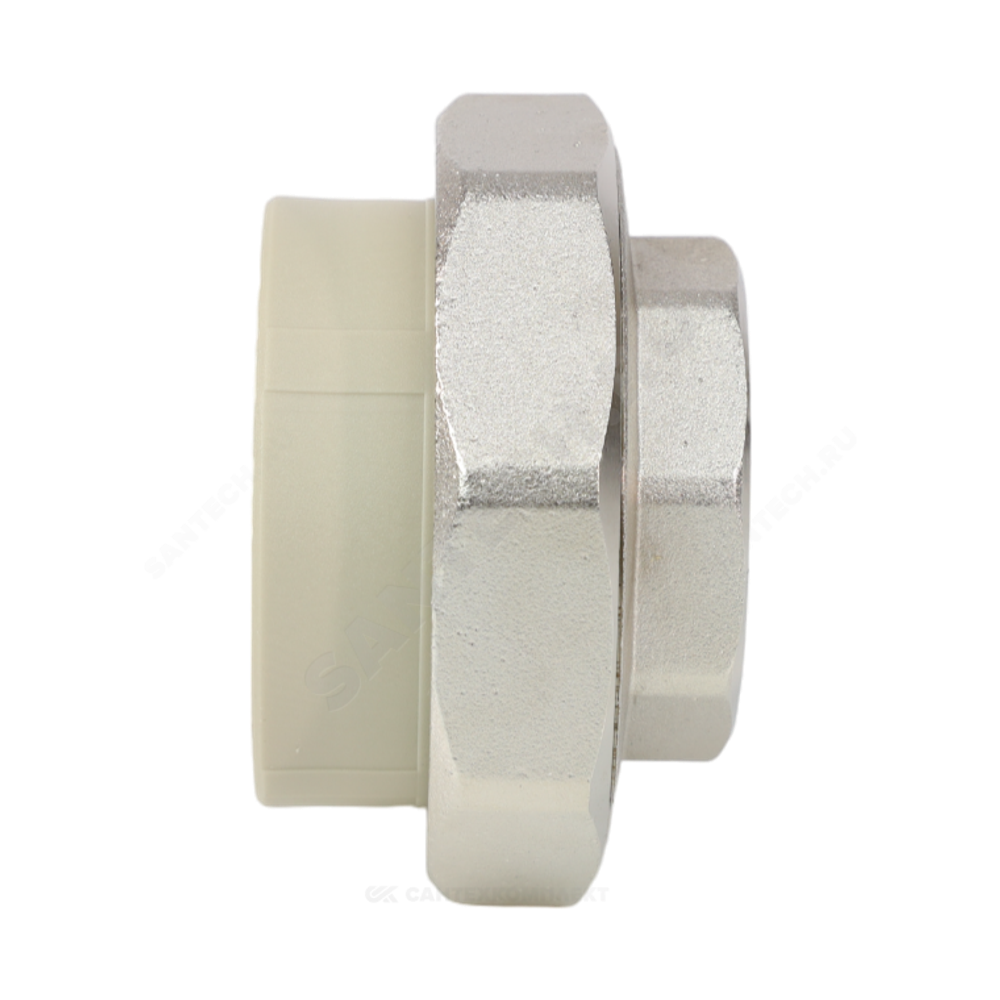 Муфта PP-R комбинированная разъемная серая Дн 40х1 1/4" ВР VALFEX 10155032Г