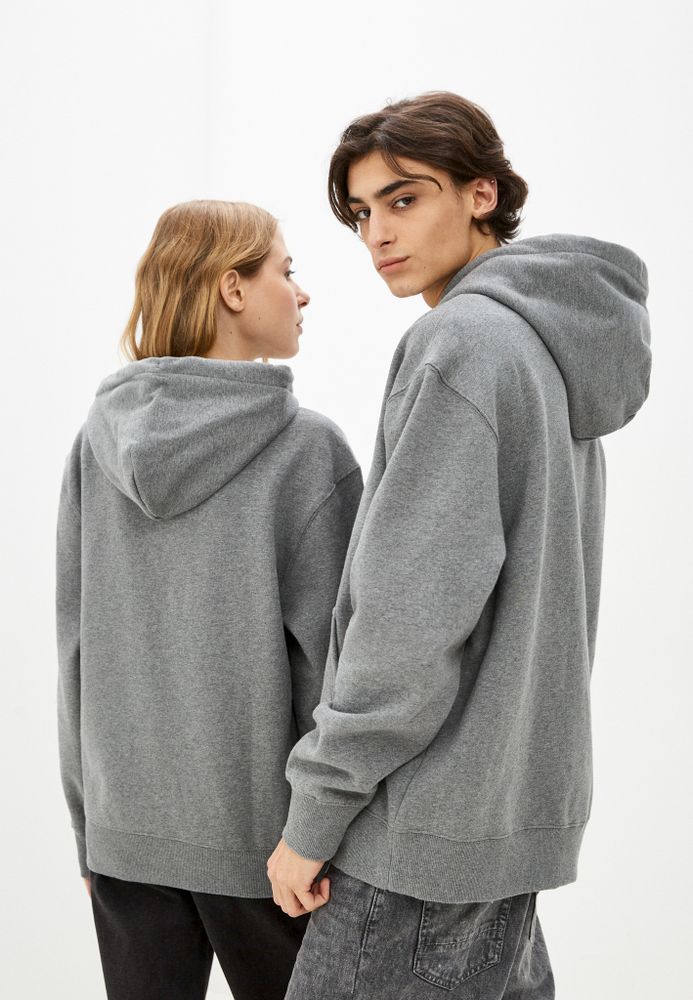Толстовка Alpha Industries Essential Hoodie Medium Charcoal Heather