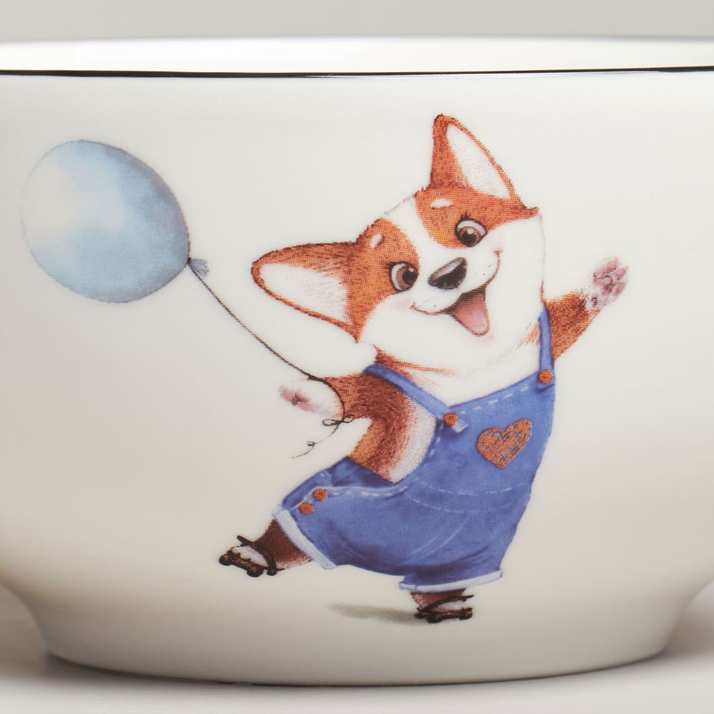 НАБОР ПОСУДЫ LEFARD САМЫЙ ОЗОРНОЙ, 3 ПР.: САЛАТНИК 470МЛ, ТАРЕЛКА 20СМ, КРУЖКА 220МЛ