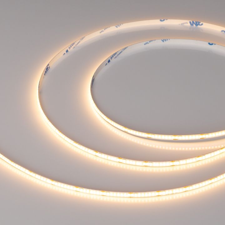 Светодиодная лента Arlight 7,2W/m 400LED/m CSPSMD теплый белый 5М COB-X400-5mm 24V 041697
