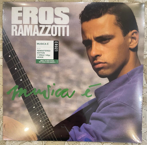 Eros Ramazzotti- Musica (Италия 2021г.) зеленый винил