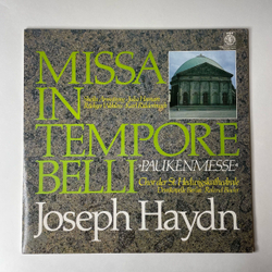 Винтажная виниловая пластинка LP Joseph Haydn Гайдн, Chor Der St. Hedwigskathedrale, Domkapelle Berlin, Roland Bader, Missa In Tempore Belli Paukenmesse (Германия 1980)