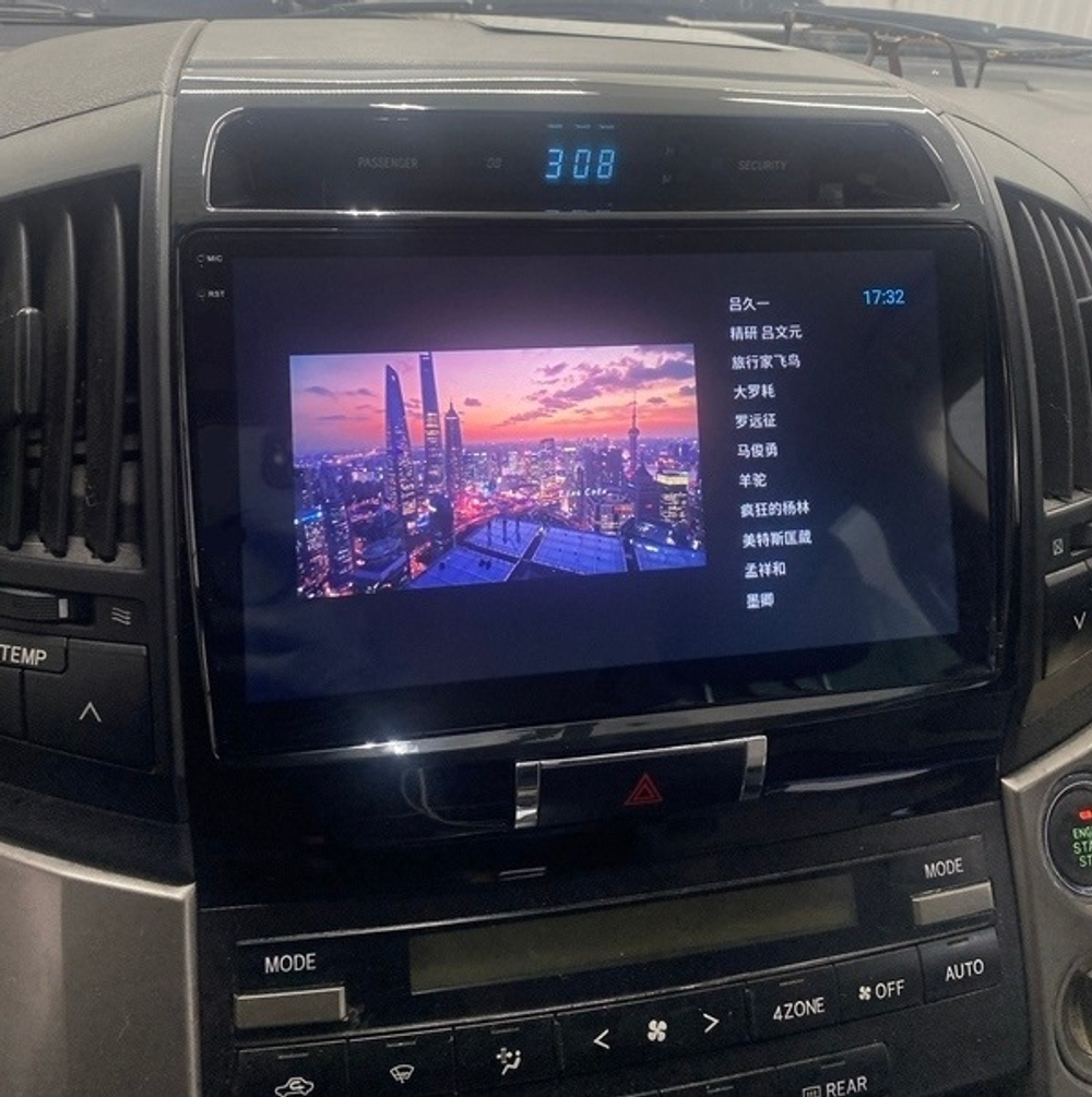 Магнитола для Toyota Land Cruiser 200 2007-2015 (экран климата внизу) - Carmedia OL-1620-1 QLed+2K, Android 13, TS20, CarPlay, 4G SIM-слот