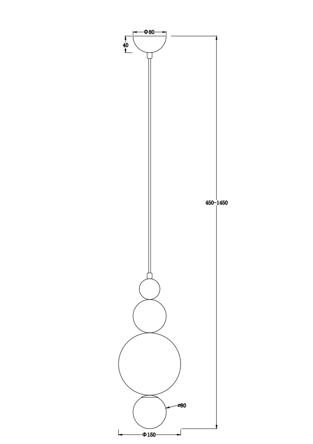 Подвесной светильник Freya FR5388PL-01CH