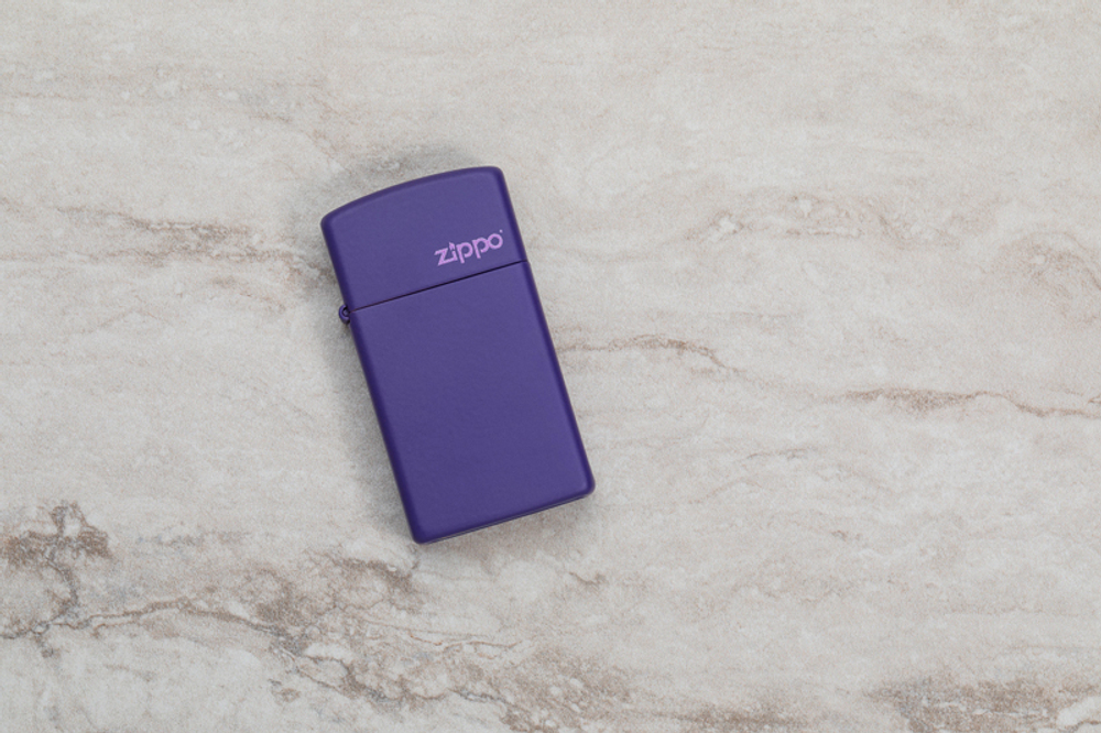 Зажигалка Slim® Purple Matte ZIPPO 1637ZL