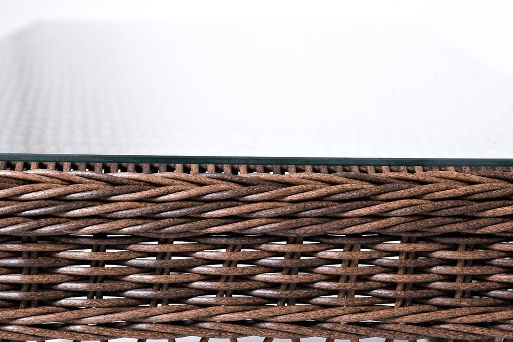 "Асти" лаунж-зона из искусственного ротанга на 4 персоны, цвет коричневый