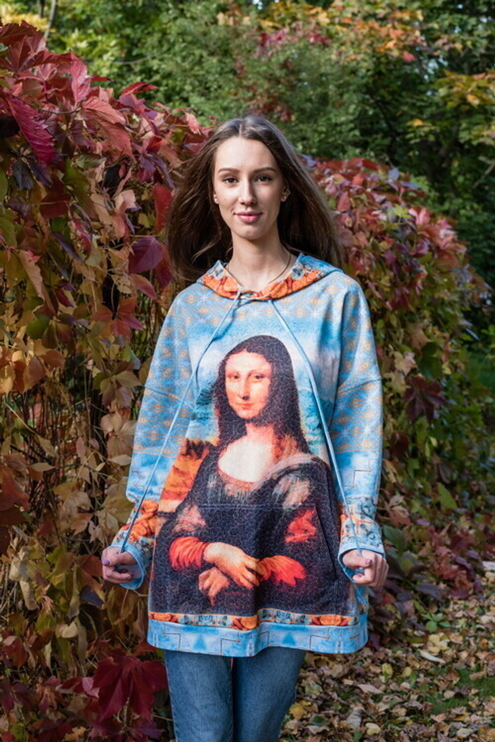 Худи "Джоконда", по мотивам картины Леонардо да Винчи